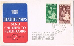 35185. Carta WELLINGTON (New Zealand) 1950. Health Stamps. Send To Children - Storia Postale