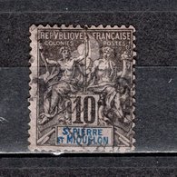 SAINT PIERRE ET MIQUELON N° 63    OBLITERE COTE  8.00€   TYPE GROUPE - Used Stamps