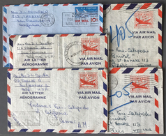 USA - Lot De 5 Aérogrammes (Air Letter) - (B1503) - Andere & Zonder Classificatie