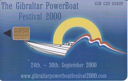 Nº 85 TARJETA DE GIBRALTAR DE POWERBOAT FESTIVAL - Gibraltar