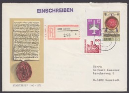 Mi-Nr. U11, Als R- Brief Mit Pass. Zusatzfr., 8.8.90 - Sobres - Usados