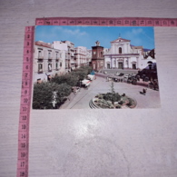 C-82449 TORRE DEL GRECO PIAZZA SANTA CROCE E BASILICA PONTIFICIA PANORAMA AUTO D'EPOCA - Torre Del Greco