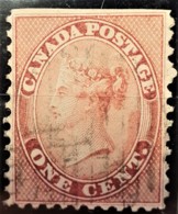 CANADA 1859 - Canceled - Sc# 14 - 1c - Gebraucht