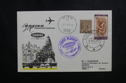 INDE - Enveloppe 1er Vol Bombay / Téhéran / Athènes / Wien En 1967 - L 50199 - Covers & Documents