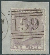 1855-57 GREAT BRITAIN USED SG 70 6d W20 - RC1 - Oblitérés