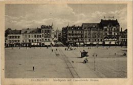 CPA AK Saarlouis Marktplatz Mit Franzosische Strasse GERMANY (939684) - Kreis Saarlouis