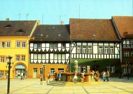 D2251 - TOP Sangerhausen Markt Fachwerk Fachwerkhaus - Verlag Bild Und Heimat Reichenbach - Qualitätskarte - Sangerhausen