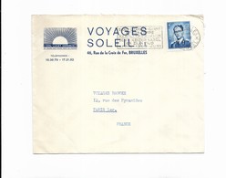 1955 BELGIQUE VOYAGES SOLEIL BRUXELLES Flamme GRAND CHARLES QUINT ET SON TEMPS - Autres & Non Classés