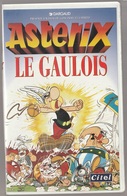 Astérix Cassette VHS Astérix Le Gaulois Citel Boitier Blanc - Kassetten & DVD