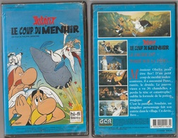 Astérix Cassette VHS Le Coup Du Menhir Jaquette Piquée - Video & DVD