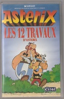 Astérix Cassette VHS Les 12 Travaux D'Astérix Citel 7946 15 Sur La Tranche - Video & DVD