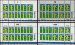 ESTONIA/ ESTLAND/ EESTI/ ESTONIE-EUROPA-CEPT 2000 -TEMA " EUROPA 2000 ".-4 SHEETS Of 10 STAMPS DIFFERENT PRINT - MNH *** - 2000