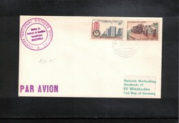 Congo 1971 Space / Raumfahrt Apollo 15 Satellite Control Station Brazzaville Interesting Cover - Africa