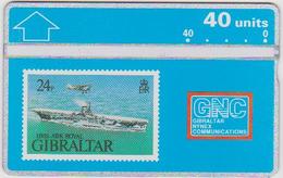 GIBRALTAR - 27 - HMS ARK ROYAL - STAMP - 306A - Gibilterra