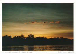Australien AK Yellow Water Sonnenuntergang - Kakadu