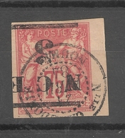 Nouvelle - Calédonie  - (1881 ) Signé Brun -  Surch. Renversée Beau Cachet - N°4 - Used Stamps