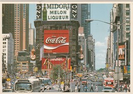 ESTADOS UNIDOS. COCA COLA. NEW YORK CITY. TIMES SQUARE IN THE HEART OF THE THEATER, 1231. (808). ESCRITA. - Time Square