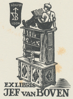 Ex Libris Jef Van Boven - Jef Leysen (gevlekt) - Ex Libris