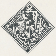 Ex Libris Fons Goethals - J. Maes Cliché - Ex Libris