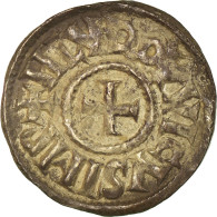 Monnaie, France, Louis Le Pieux, Denier, 822-840, Melle, TTB+, Argent - Autres & Non Classés