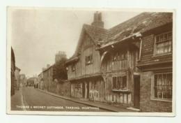 THOMAS A BECKET COTTAGES, TARRING, WORTHING 1929  VIAGGIATA   FP - Worthing