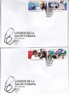 CUBA   Sc 6073-76    Medical FDC - Lettres & Documents