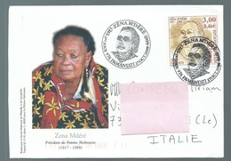 COVER LETTER MAYOTTE - FDC PREMIER JOUR ZENA MDERE PAMANDZI 2000 - Covers & Documents