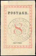 (*) N°35 - 8d. Rose. Cachet ''BRITISH CONSULAR MAIL ANTANANARIVO'' En Noir. Point Après ''POSTAGE'' Et ''PENCE'' (SG#26  - Otros & Sin Clasificación