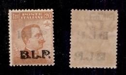 REGNO - B.L.P - 1923 - 20 Cent (15d) - Doppia Soprastampa (una Evanescente In Alto) - Gomma Integra - Dentellatura Caren - Other & Unclassified