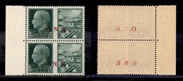 RSI - G.N.R. BRESCIA - 1943 - Secondo + Terzo Tipo - 25 Cent Marina (13/If + 13/IIf) Coppia (pos. 21 Con N Difettosa + P - Other & Unclassified