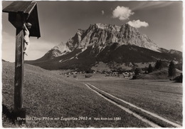 Ehrwald In Tirol  996 M Mit Zugspitze 2963 M - (1964) - Ehrwald