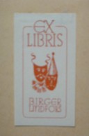 Ex-libris Illustré FINLANDE XXème - BIRGER LINDFORS - Ex Libris