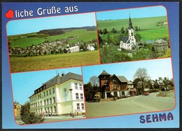 D2607 - TOP Sehma Kirche Schule - Bild Und Heimat Reichenbach - Qualitätskarte - Sehmatal