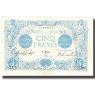 France, 5 Francs, Bleu, 1913-02-07, SPL, Fayette:2.14, KM:70 - 5 F 1912-1917 ''Bleu''