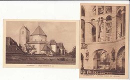 CPA France 68 - Ottmarsheim -2 Cartes Sur L'Eglise -  Achat Immédiat - (cd018 ) - Ottmarsheim