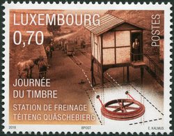 Luxemburgo 2018  Yvert Tellier Nº  2122 ** Dia Del Sello 2018 "estación De Fren - Unused Stamps