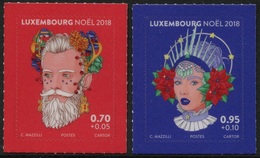 Luxemburgo 2018  Yvert Tellier Nº  Z1818 ** Navidad 2018 (2v) - Unused Stamps