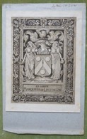 Ex-libris Illustré Héraldique Grande Bretagne - XXème - MARQUESS OF LINLITHGOW - Bookplates