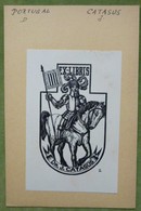 Ex-libris Illustré PORTUGAL - XXème - DR J. CATASUS - Bookplates