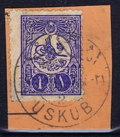 Ottoman Stamps With European CanceL  USKUB 2 SKOPJE NORTH MACEDONIA Signiert /signed/ Signé - Oblitérés