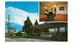 BOZEMAN, Montana, USA, Mountain View Motel, Old Chrome Postcard - Bozeman