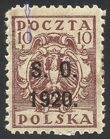 ERRORS--POLAND OVERPRINT 1920 MH - Variedades & Curiosidades