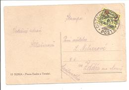 1933 Postal History Vaticane.25c/30c CP Piazza Esedra O Termini - Briefe U. Dokumente