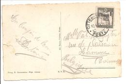 1934 Postal History Vaticane.25c PC Foro Mussolini - Covers & Documents