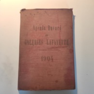 Agenda Buvard Des Galeries Lafayettes - 1904 - Nombreuses Illustrations Et Publicités - Non Annoté - Groot Formaat: 1901-20