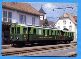 OLI169, Chemins De Fer Du Jura,Bahn,Train,Gare,Bahnhof,1984, Tramelan-Breuleux-Noiremont,Photo Gross, GF, Non Circulée - Les Breuleux