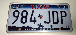 Plaque En Métal Texas - 984 Jdp - The Lone Star State - Tin Signs (vanaf 1961)