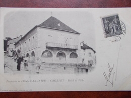 39 - ORGELET - Environs De Lons Le Saunier - Hôtel De Ville. (Précurseur Rare - Animation) - Orgelet
