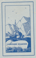 Ex Libris J. Edouard Diamond - Dale Nichols (1904-1995) - Ex-Libris