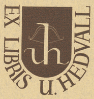 Ex Libris U. Hedvall -  - Ex-Libris